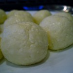 dough balls, ready to be fried