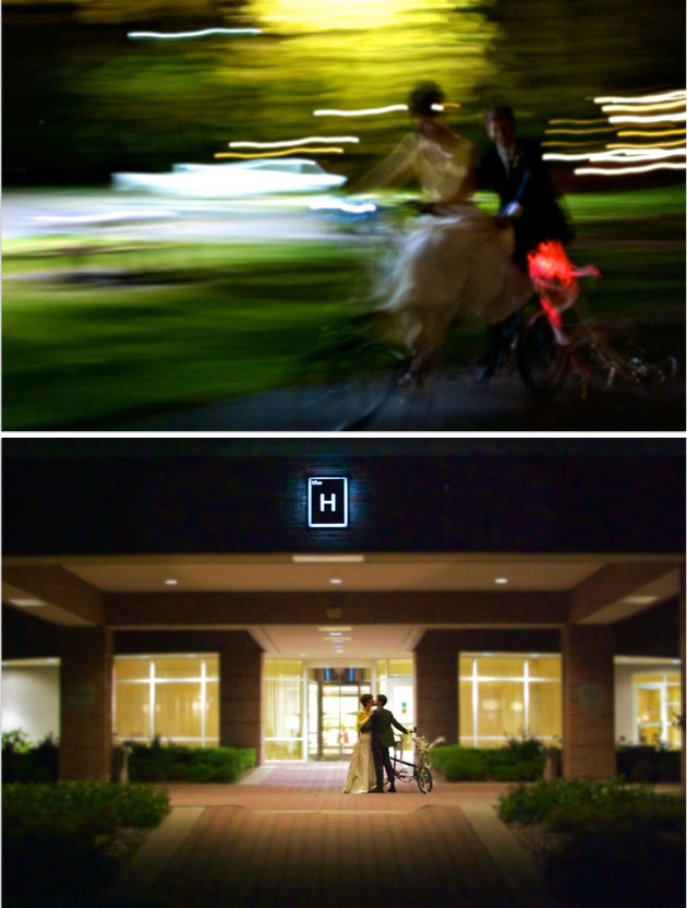 wedding bike