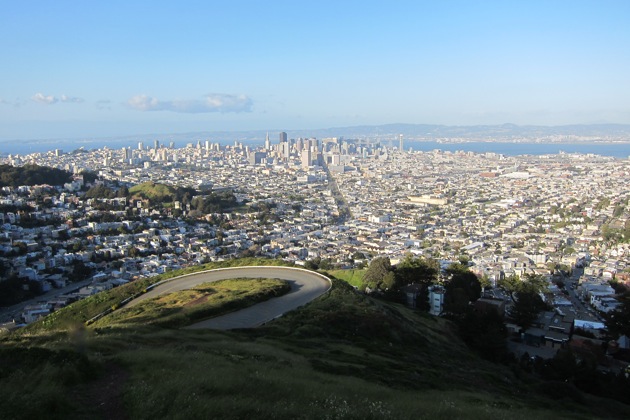 San Francisco as seen from Twin Peaks